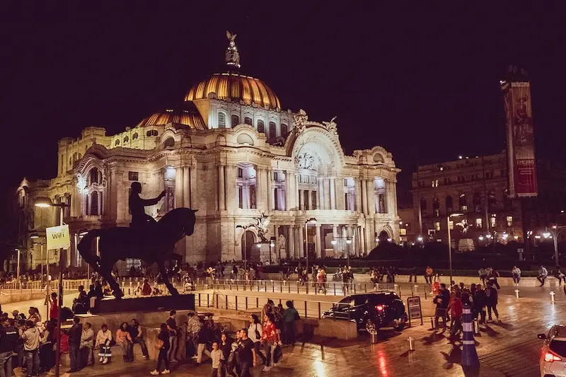 Palacio Bellas Artes en la Ciudad de México